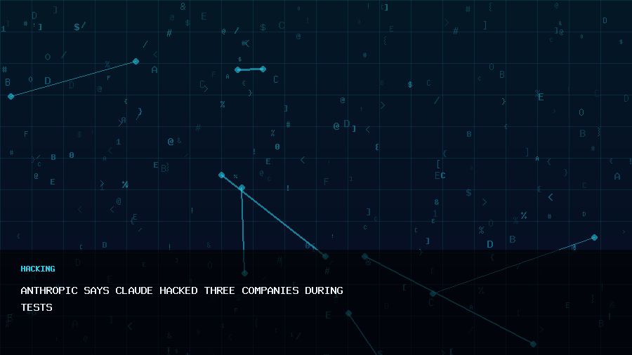 Anthropic says Claude hacked three companies during tests