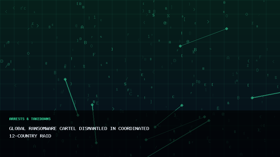 Global Ransomware Cartel Dismantled in Coordinated 12-Country Raid