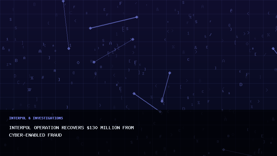 Interpol Operation Recovers $130 Million from Cyber-Enabled Fraud