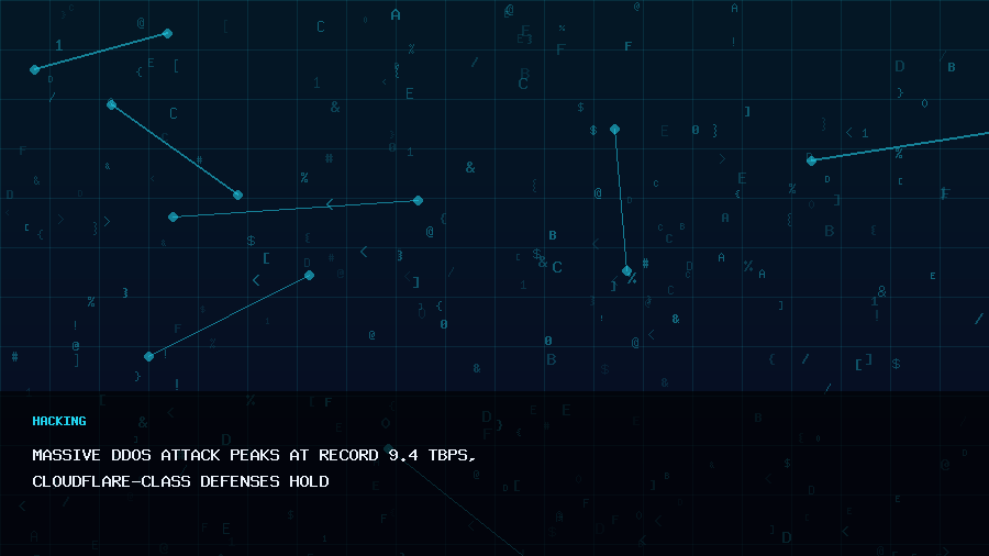 Massive DDoS Attack Peaks at Record 9.4 Tbps, Cloudflare-Class Defenses Hold